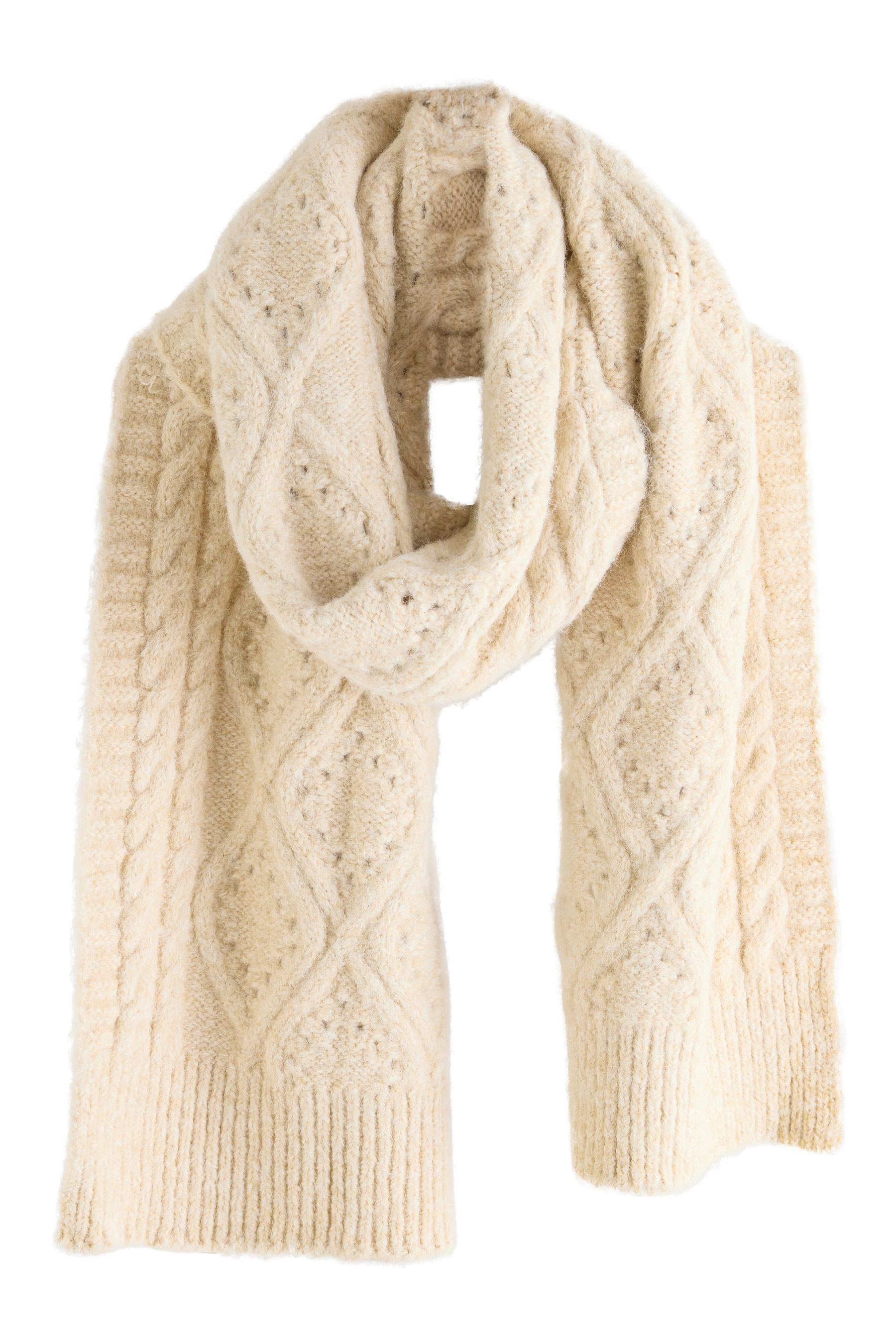 Next Schal Gemütlicher Strickschal mit Zopfmuster, (1-St)