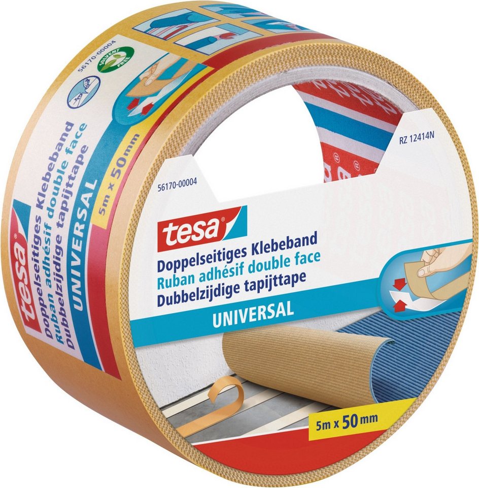 Thumbnail - tesa Klebeband Klebeband Universal doppelseitig 5mx50mm.