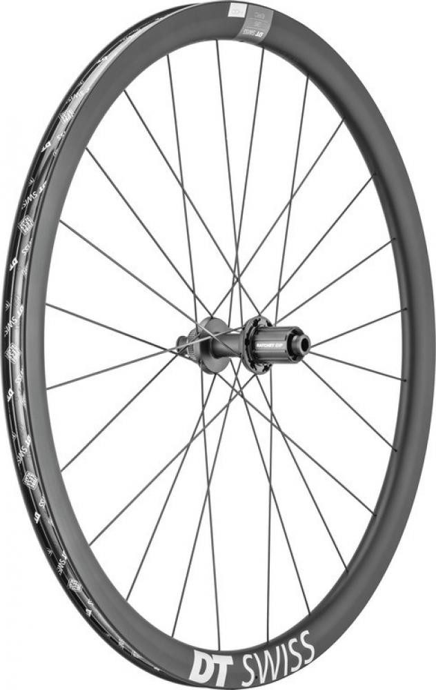 DT Swiss Felgenbremse DT Swiss Laufrad ERC 1400 DICUT Disc 584 x 35 mm Schwarz - aerodynamis
