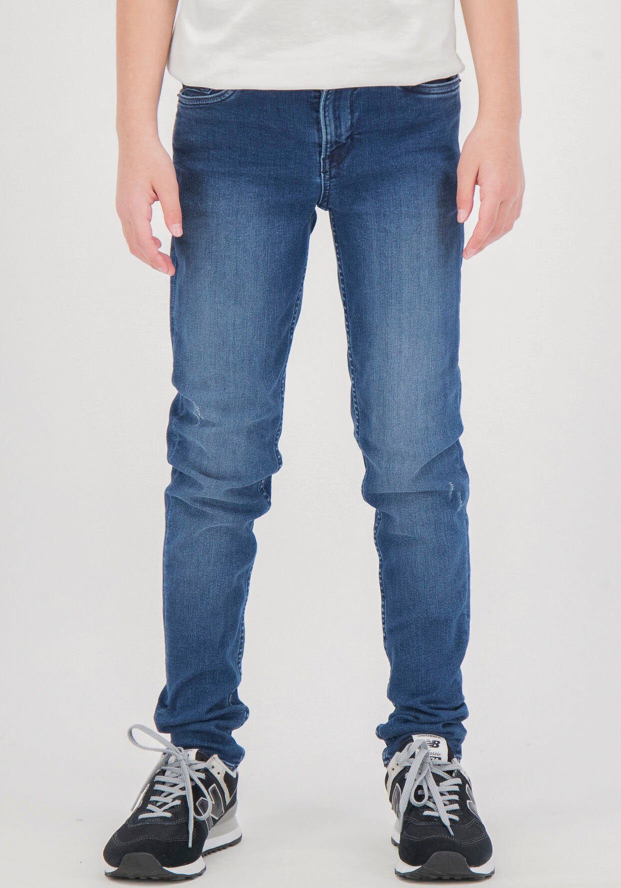 5-Pocket-Style Cooler Garcia Stretch-Jeans, dezenter in Waschung