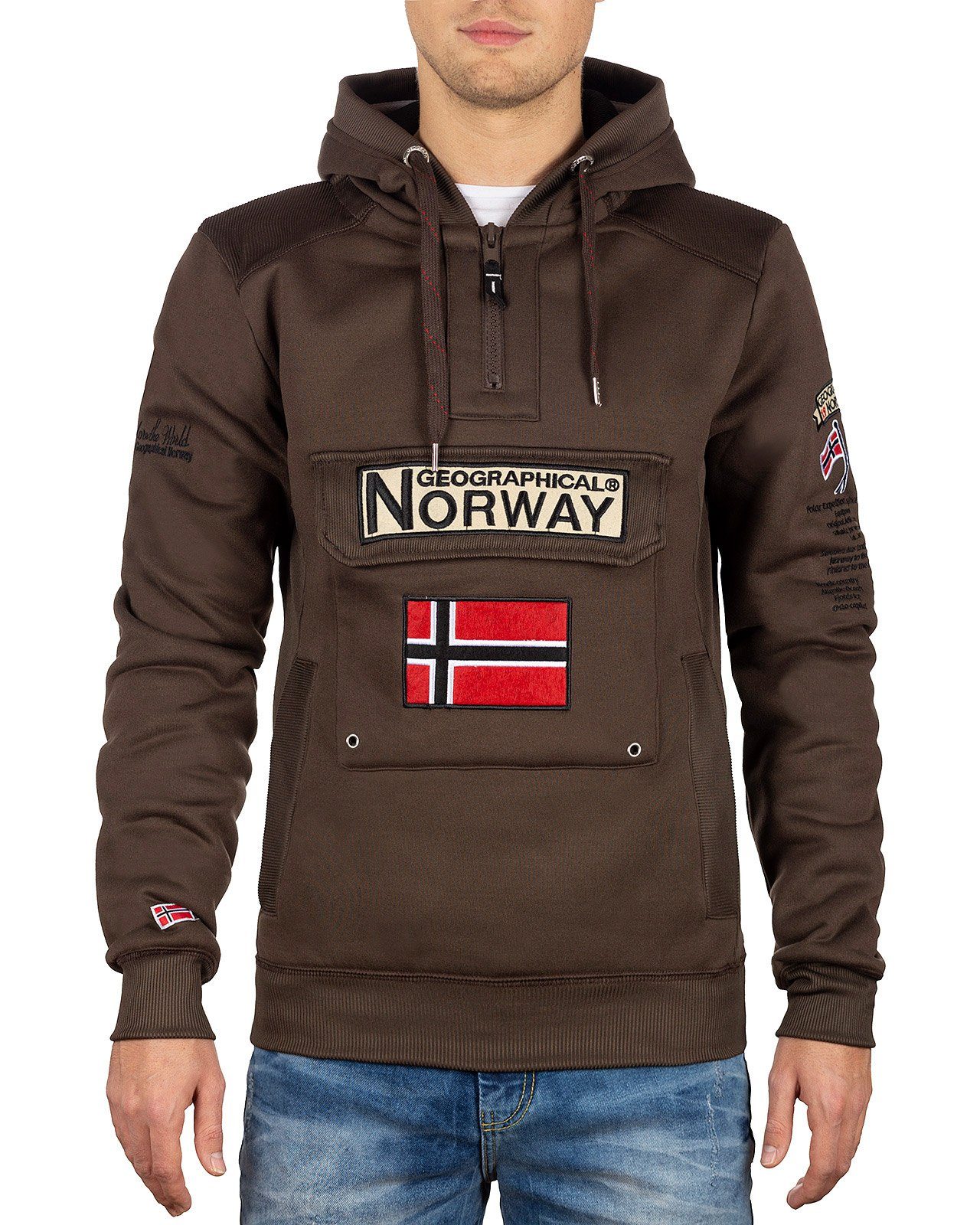 Geographical Norway Kapuzenpullover Herren Regular Fit Hoodie bagymclass me günstig online kaufen