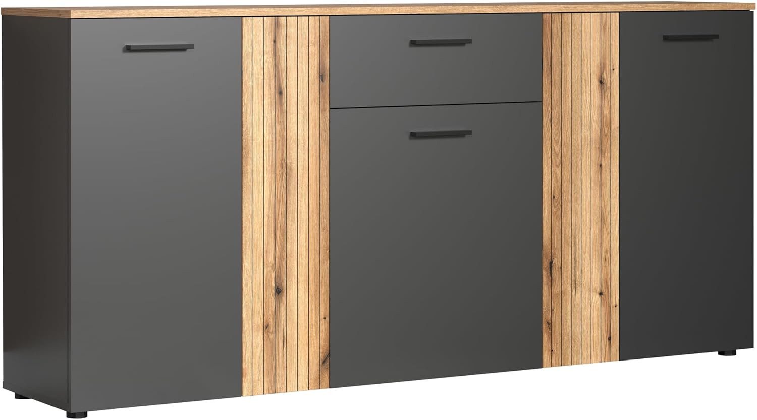 trendteam Kommode (Kommode), Sideboard Schrank Anrichte 181 x 86 x 38 cm