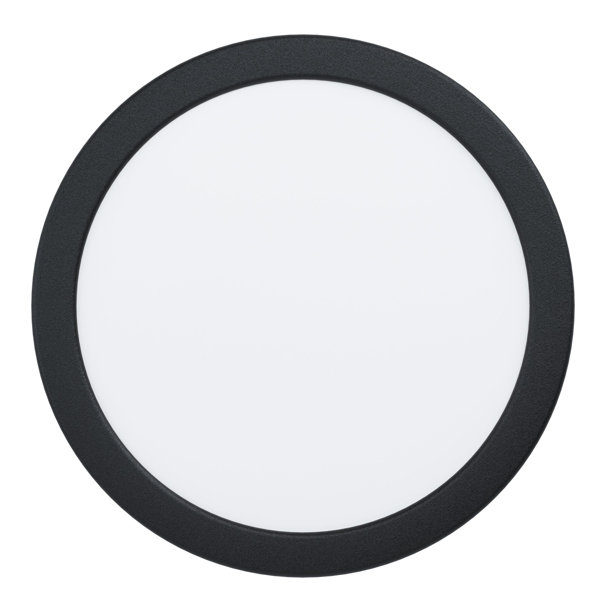 EGLO LED Einbauleuchte Fueva 5, Leuchtmittel inklusive, Einbauleuchte - Ø21,6 x ET26 cm - schwarz - 17W inkl.