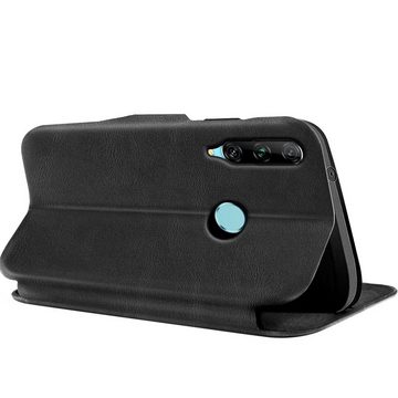 CoolGadget Handyhülle Business Premium Hülle für Huawei P Smart+ 2019 6,2 Zoll, Handy Tasche mit Kartenfach für P Smart+ (2019) Schutzhülle