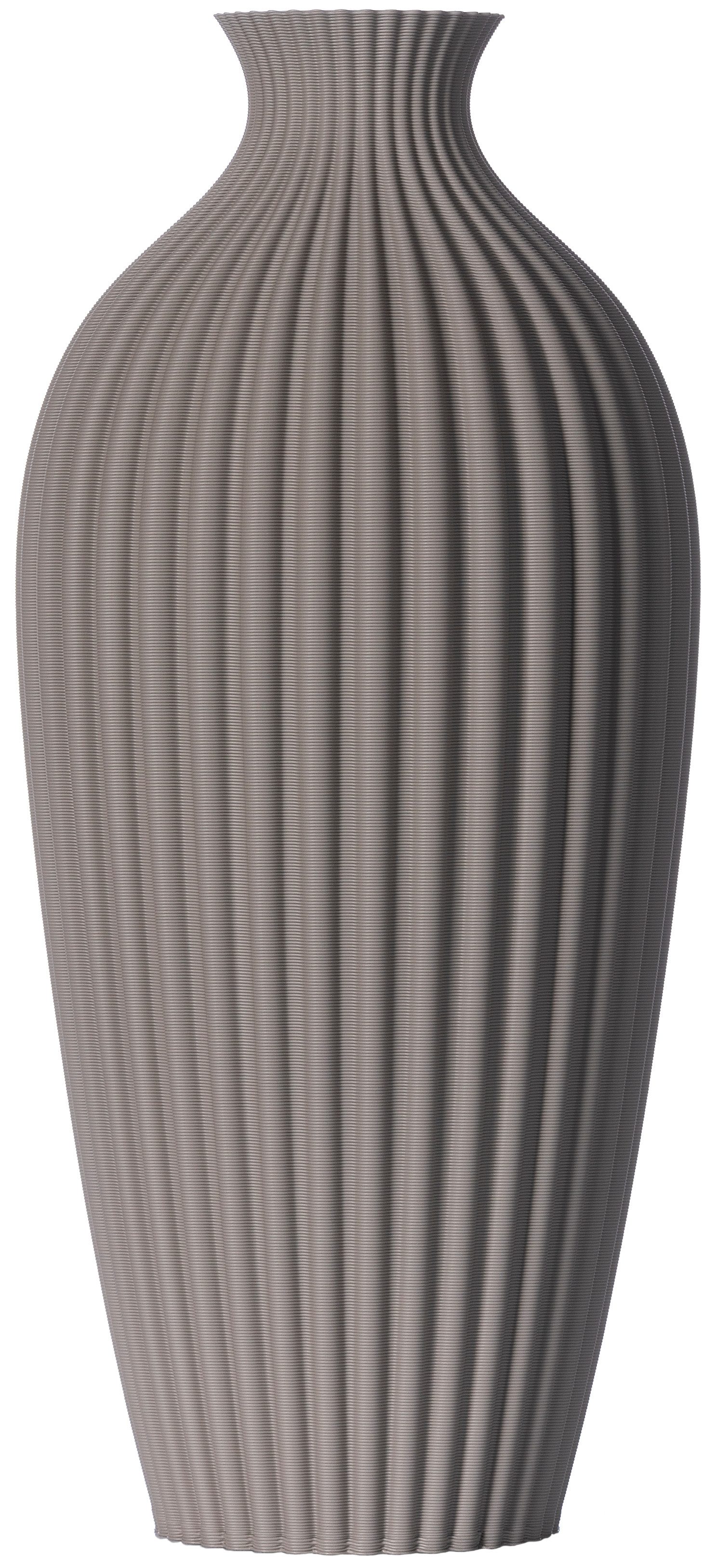 3D Vase Dekovase Saskia L 30cm Nachhaltige Deko Vase Pampasgras Trockenblumen, Bodenvase