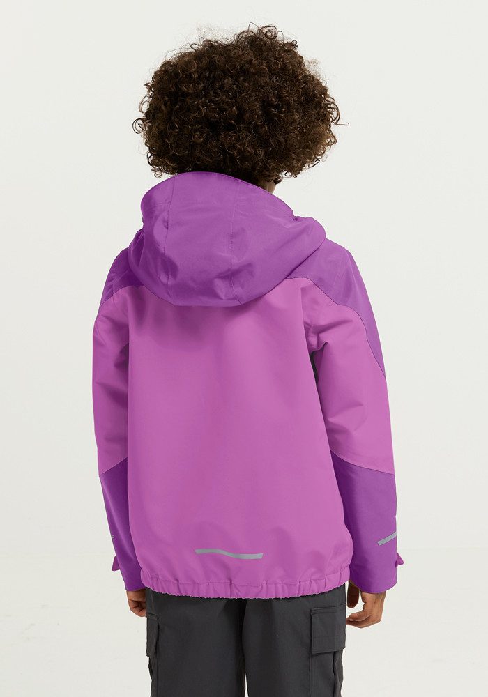Jack Wolfskin Outdoorjacke TRAILVENTURE 2L JKT K Regenjacke für Kinder, wasserdicht, 3-in-1 System