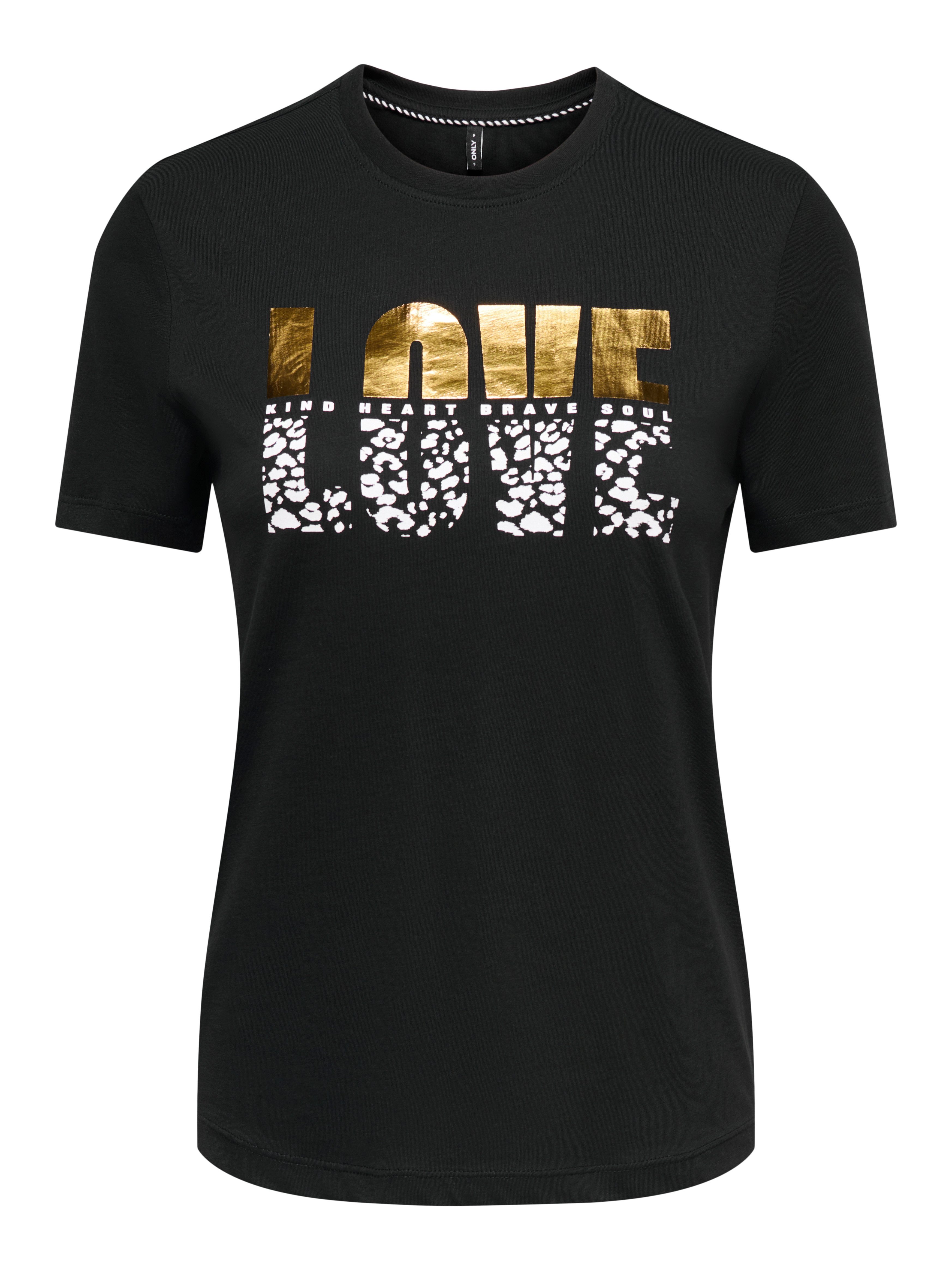 ONLY Kurzarmshirt ONLKITA S/S TEE JRS NOOS Baumwolle, regular fit