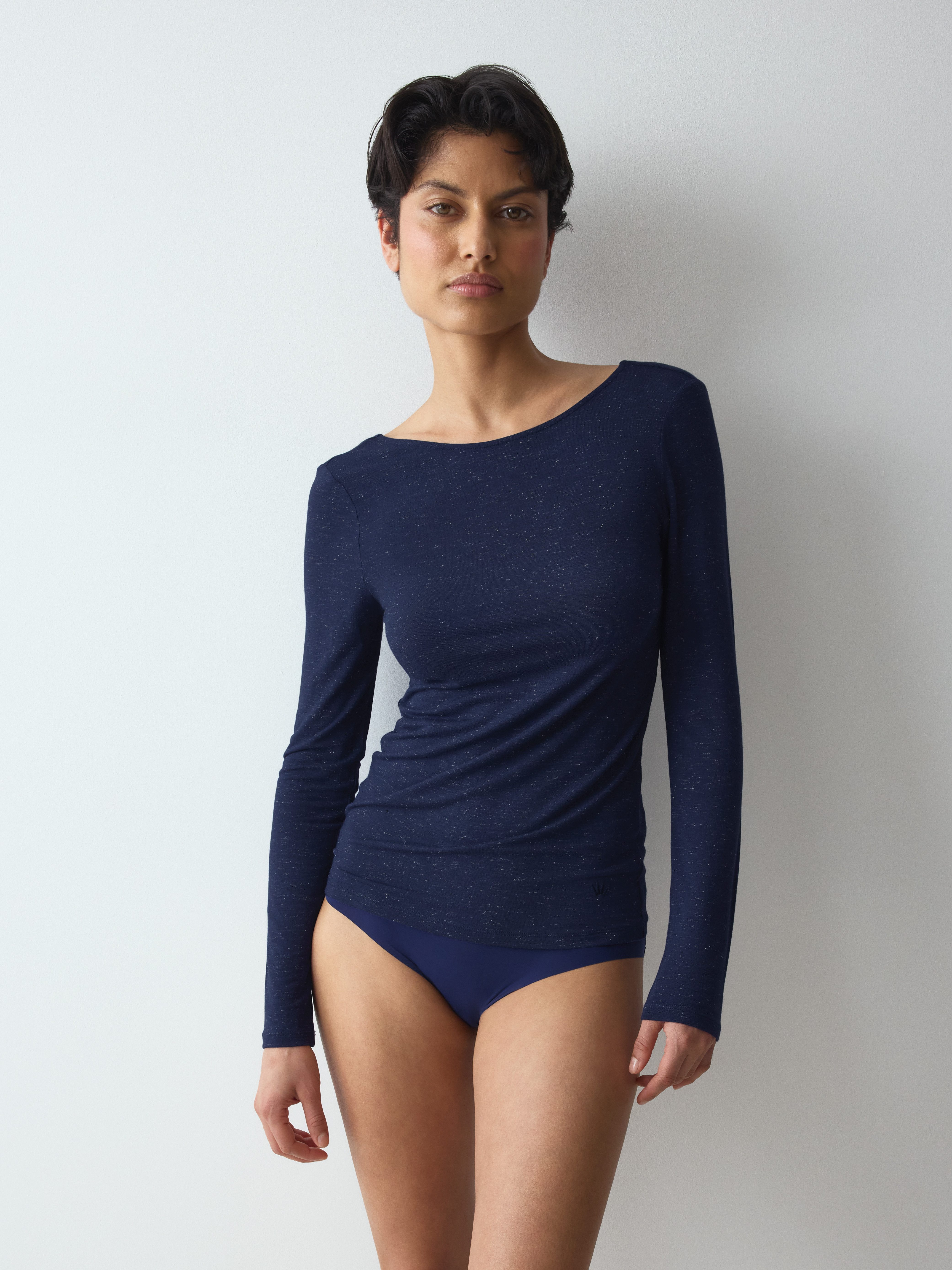 Langarmshirt Beauty Layers Top LSL Lurex