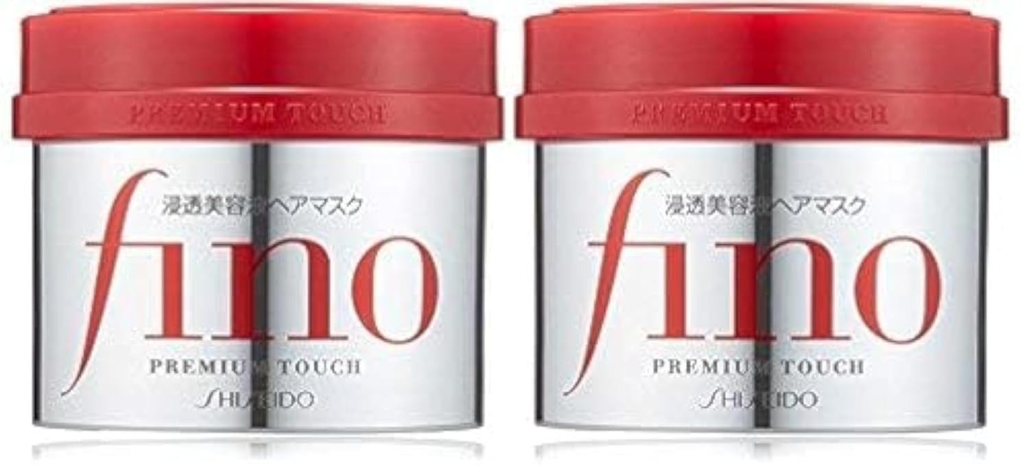 SHISEIDO Haarmaske Shiseido Fino Premium mit Touch-Essenz 230 gr. Originalimport J-Beauty, 2-tlg.