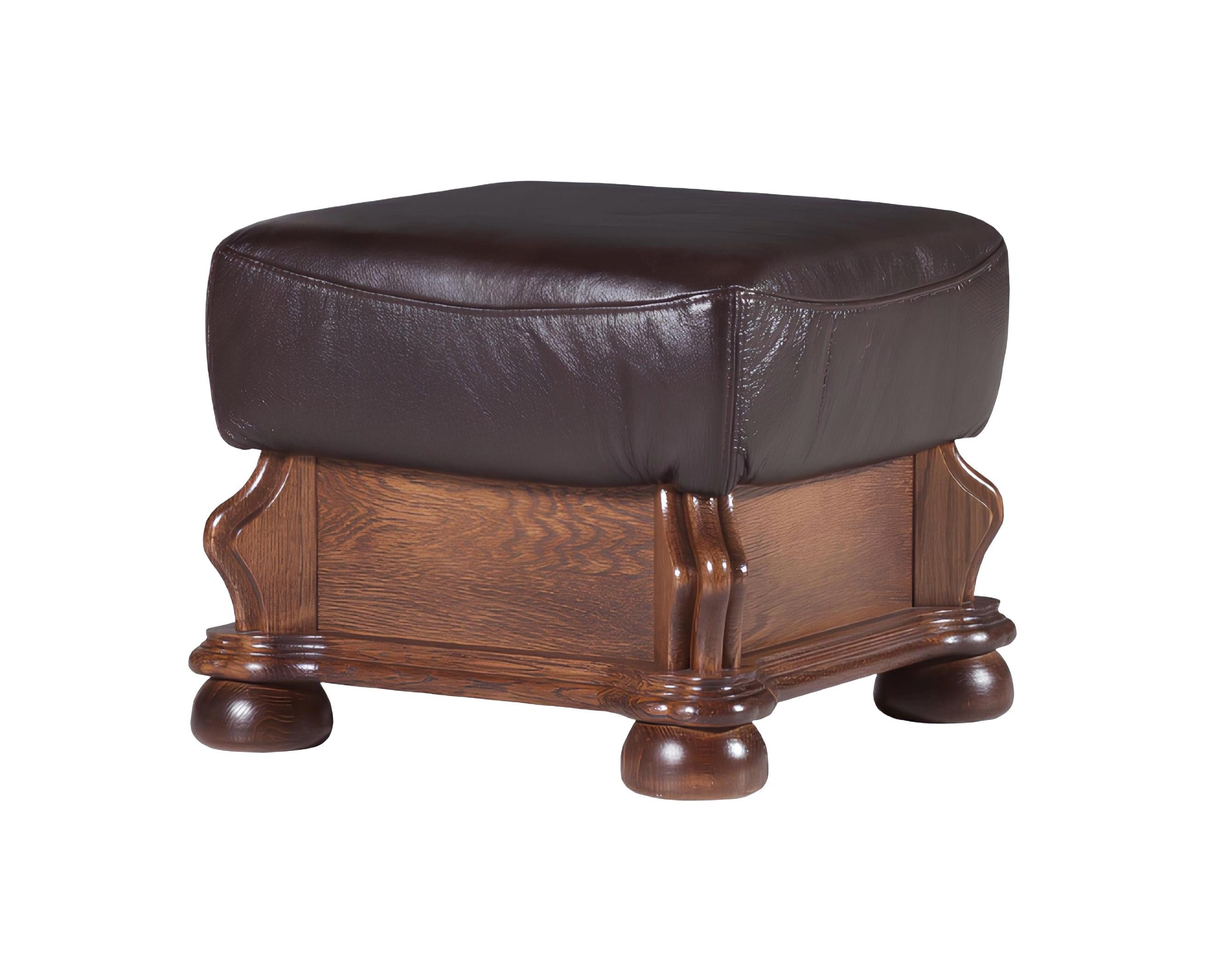 Xlmoebel Hocker Designer-Pouf aus Leder und Textil, modern und funktional (1 St., Hocker 4062292181405), Hergestellt in Europa