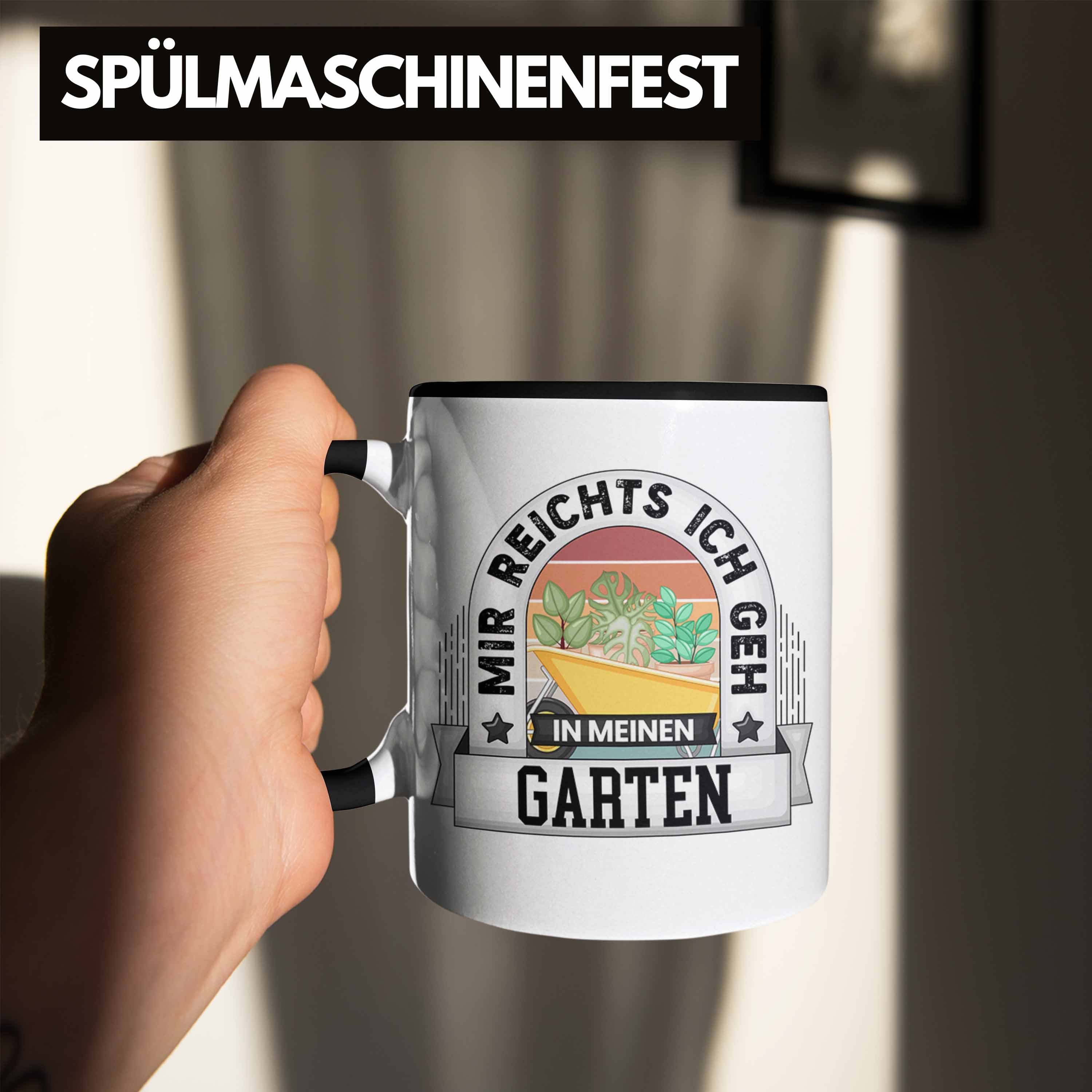 Trendation Tasse Garten Tasse Lustiger Spruch Geh Meinen Geschenk Ga Mir Schwarz Ich In Reichts