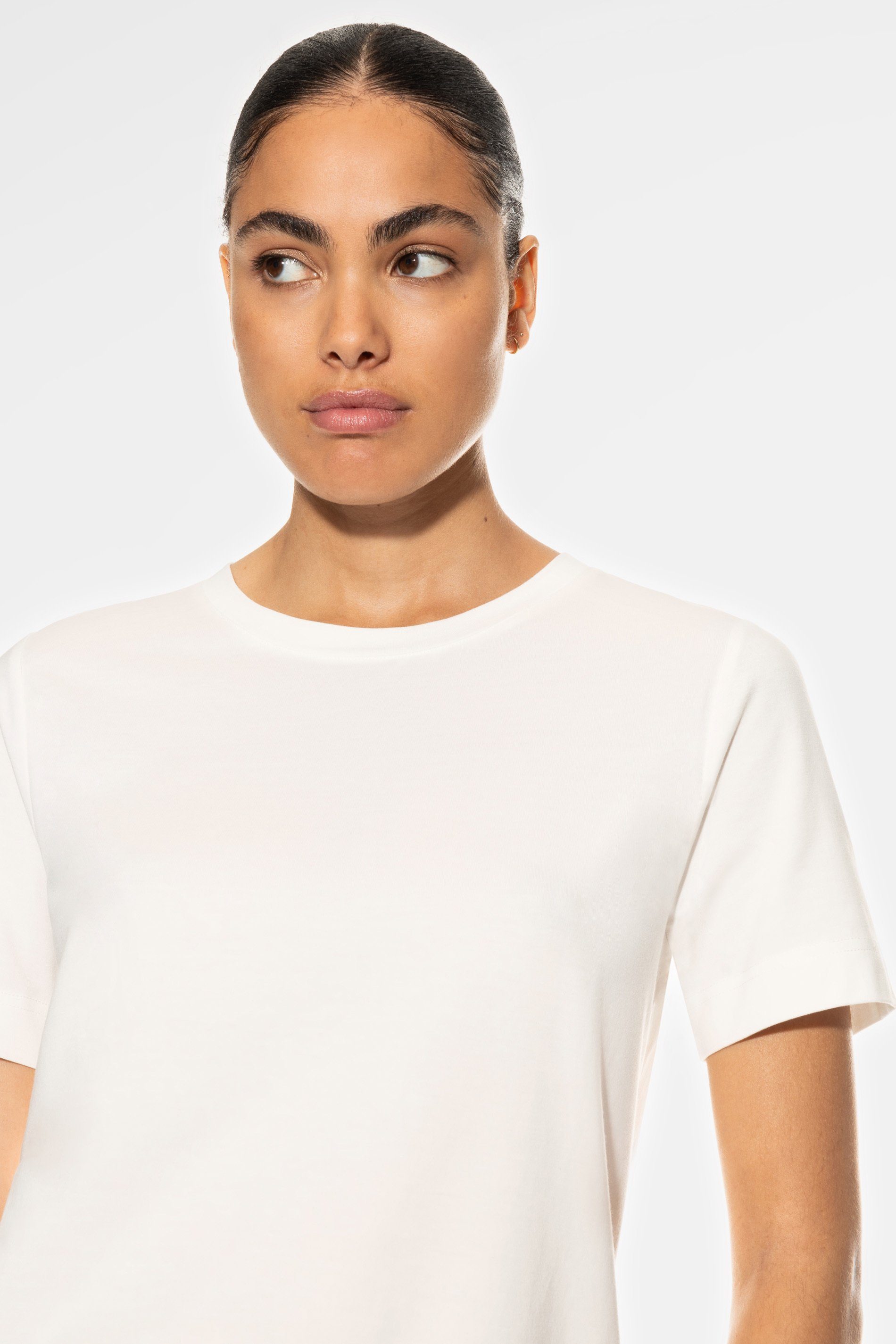 Mey Pyjamaoberteil Mey female T-Shirt Serie Tessie Unifarben (1-tlg) Basic Shirt, zeitloses Design, Baumwoll-Mix, Rundhals