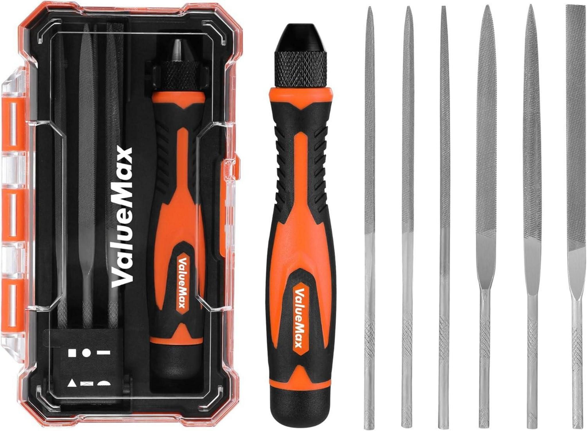 Multitool Nadelfeilen Set 7tlg Mini Feilenset mit austauschbarem Feilensatz