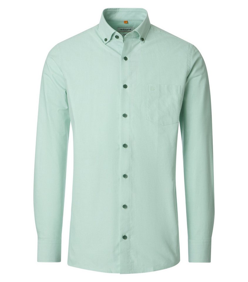 Redmond Langarmhemd uni Comfort Fit