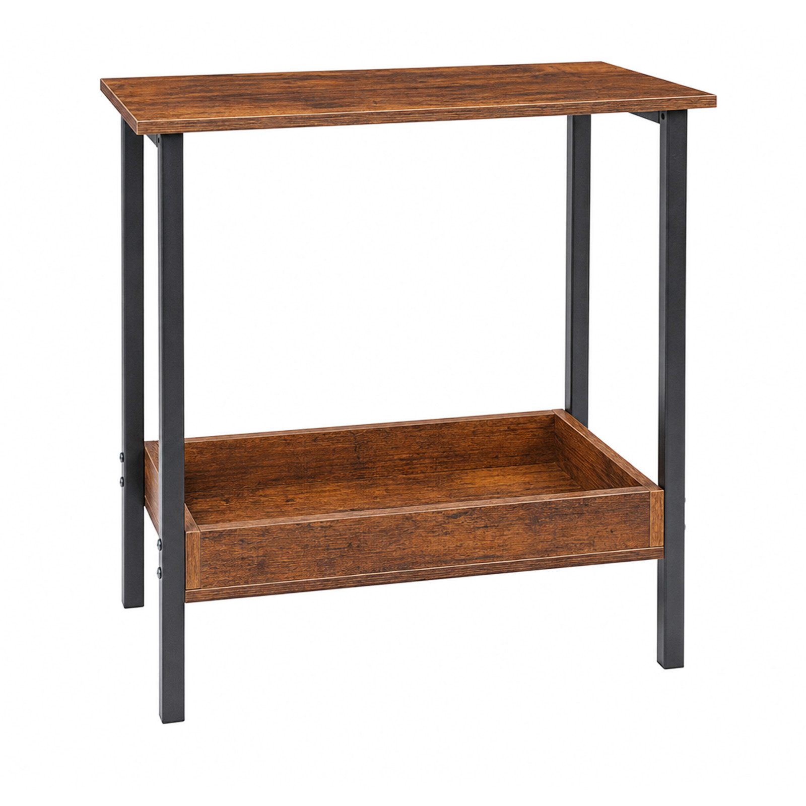 JEOBEST Beistelltisch Schmaler Beistelltisch, Sofatisch, Couchtisch mit Ladefunktion, (1-St., Nachttisch) Metallgestell, 25x 50cm – Bild 5 von 5