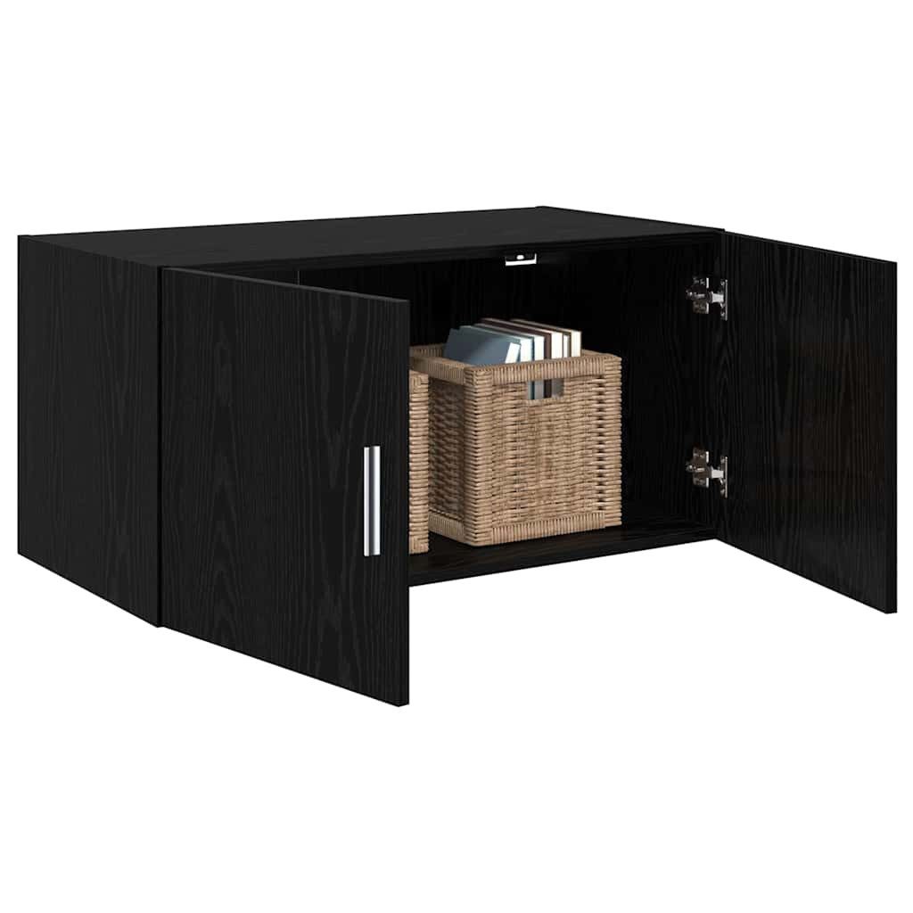 vidaXL Hängeschrank Wandschrank Schwarze Eiche 80 günstig online kaufen