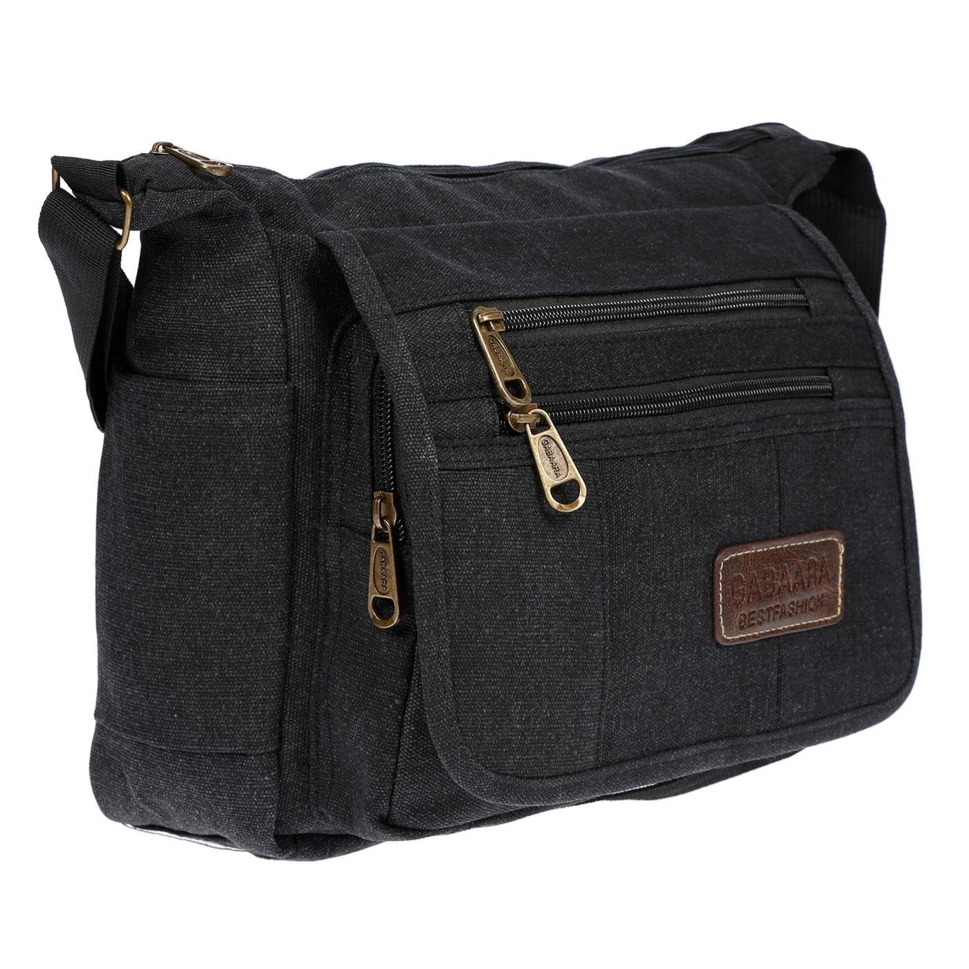 Christian Wippermann Umhängetasche Damen Tasche Canvas Umhängetasche Schultertasche Crossover Bag Damenha (1 tlg)
