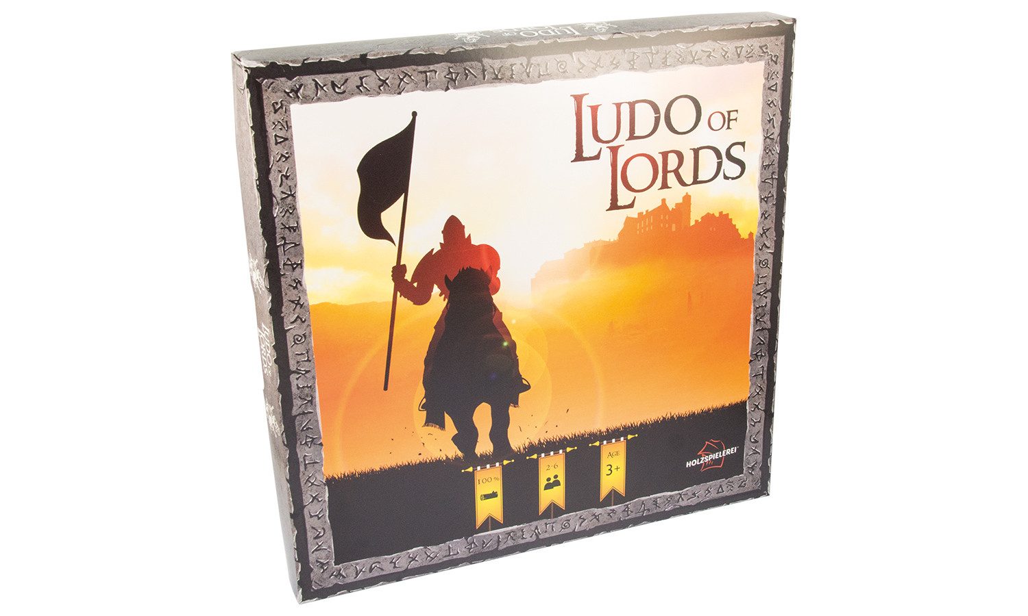 Holzspielerei Spiel Brettspiel Ritter-Ludo (Ludo of Lords)