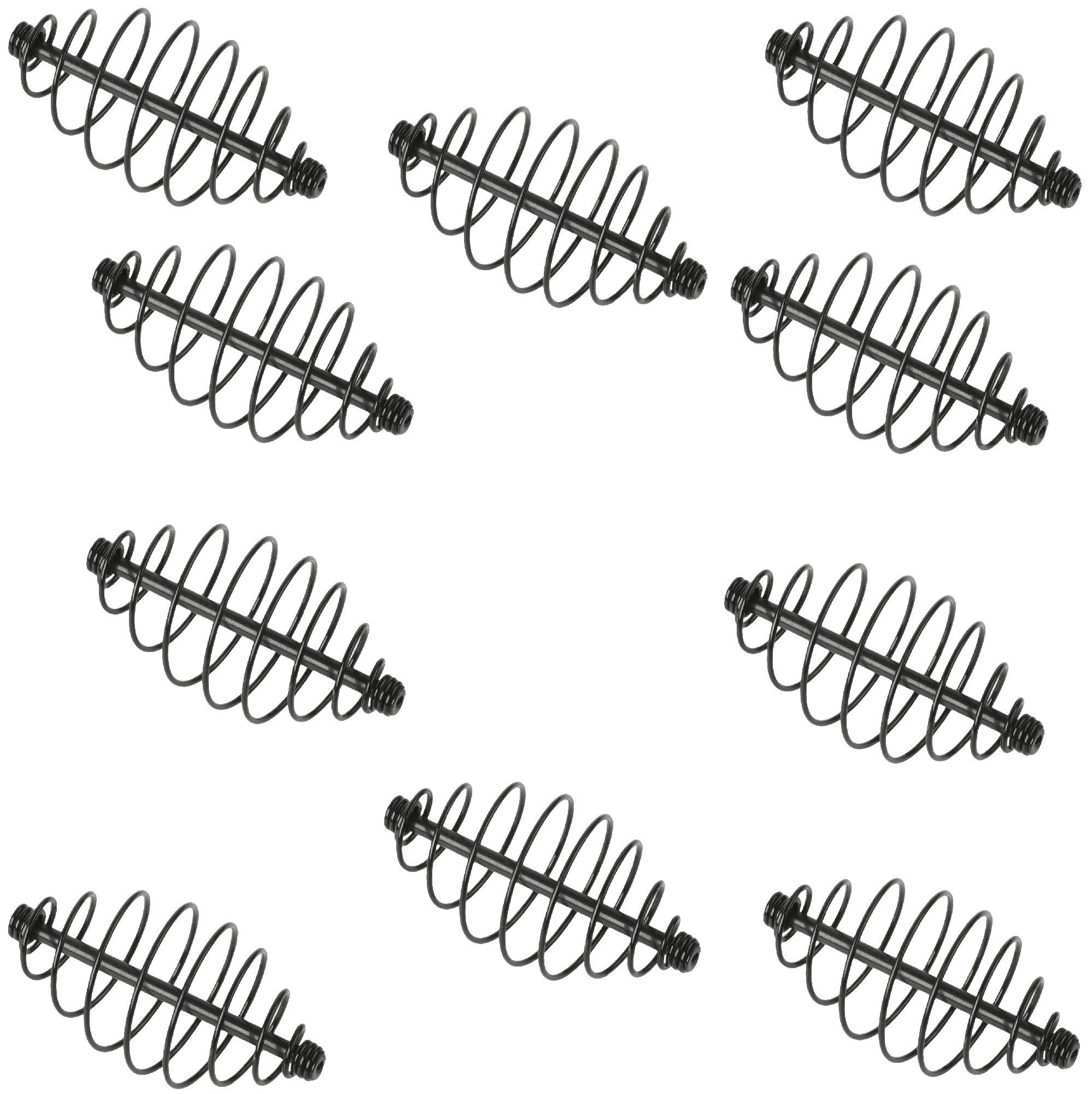 MIKADO Total Fishing Feederkorb Feeder SPAR SET - Madenring Futterkorb - 10 Stück in 4 Gr. wählbar, (SPAR SET, 10-St), Leicht