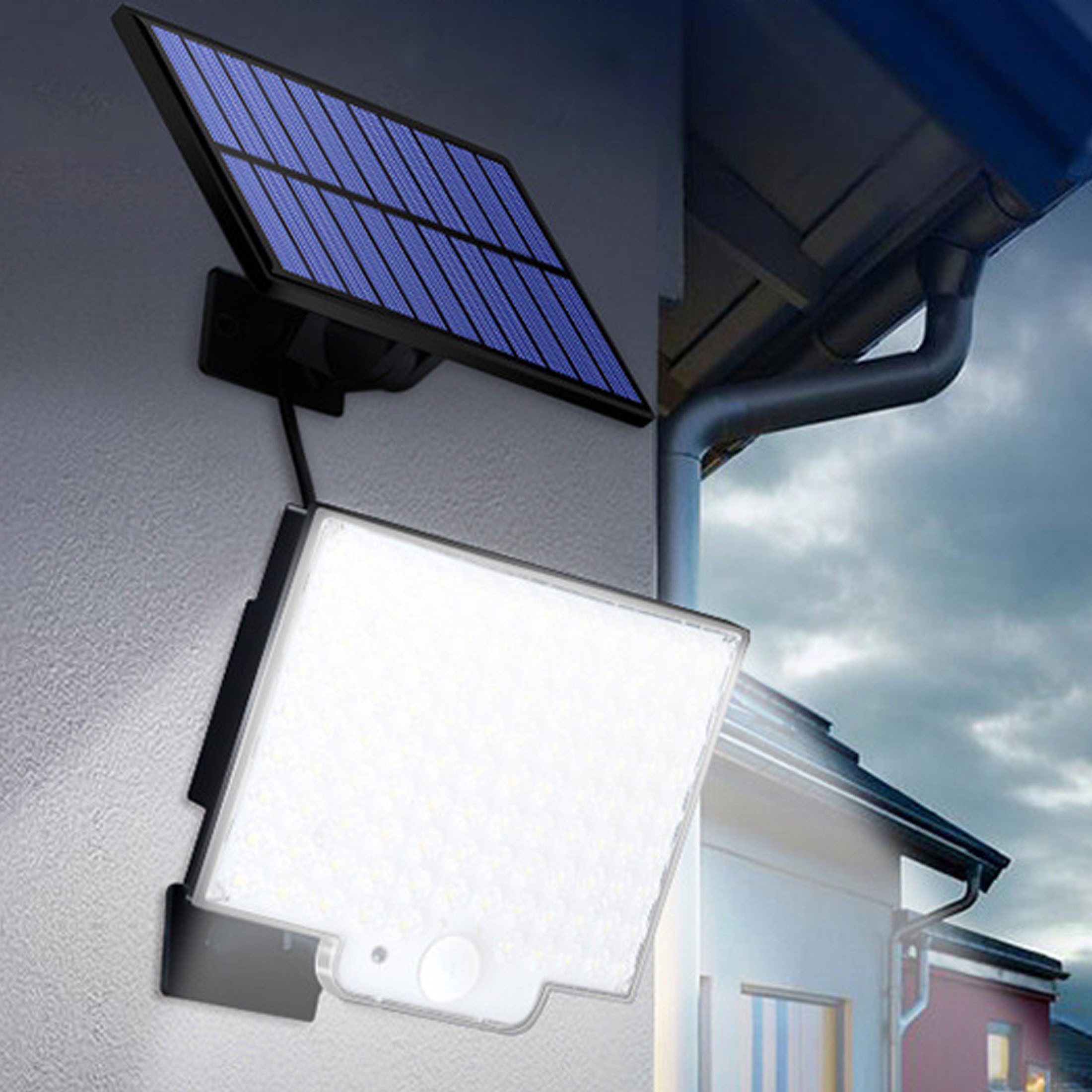 YINDN LED Solarleuchte Solarlampe mit Bewegungssensor, günstig online kaufen