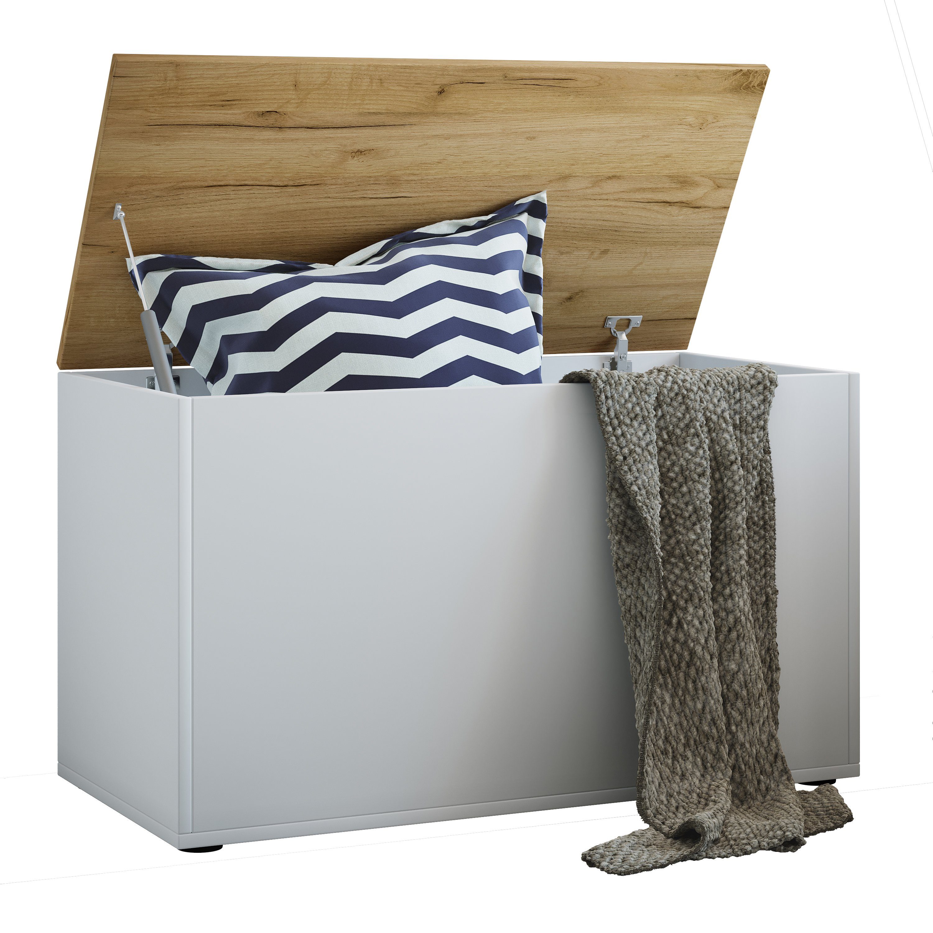 VCM Sitztruhe Holz Sitztruhe Sitzbank Truhe Box Kiste Bendola günstig online kaufen