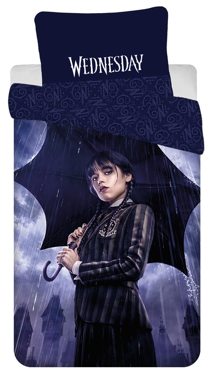 Wednesday Kinderbettwäsche Wednesday, Renforcé, 2 teilig