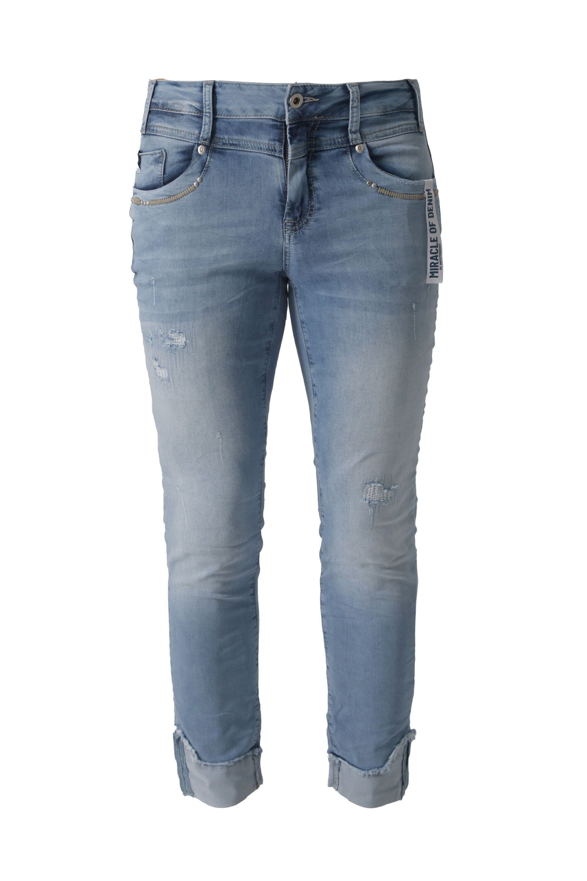 Fit Denim mit Rita hochwertiger Regular Stoffqualität Miracle of 5-Pocket-Jeans Punchy Blue