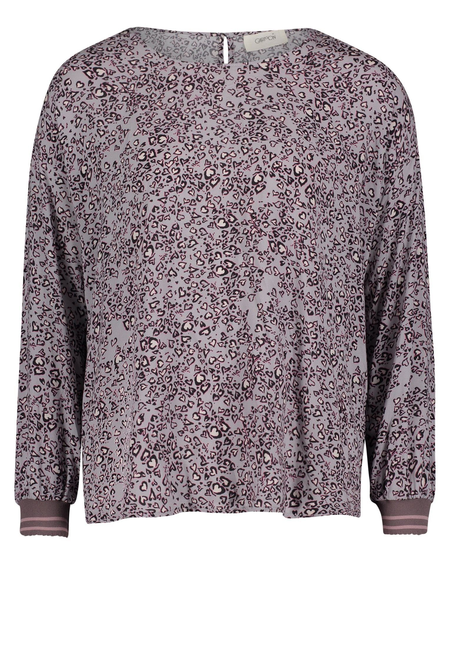 Cartoon Klassische Bluse