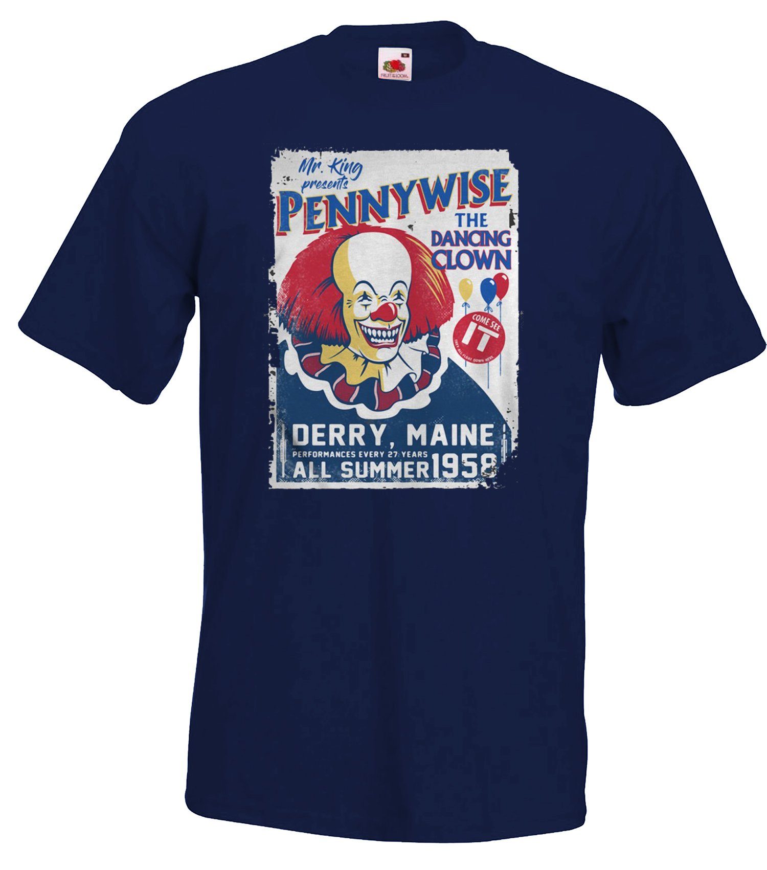 Youth Designz T-Shirt Pennywise Herren T-Shirt mit trendigem Frontprint Navy