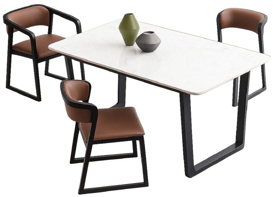 Xlmoebel Esstisch Designer Esstisch aus Holz für Wohnzimmer und Küche (1-St., Esstisch), Hergestellt in Europa