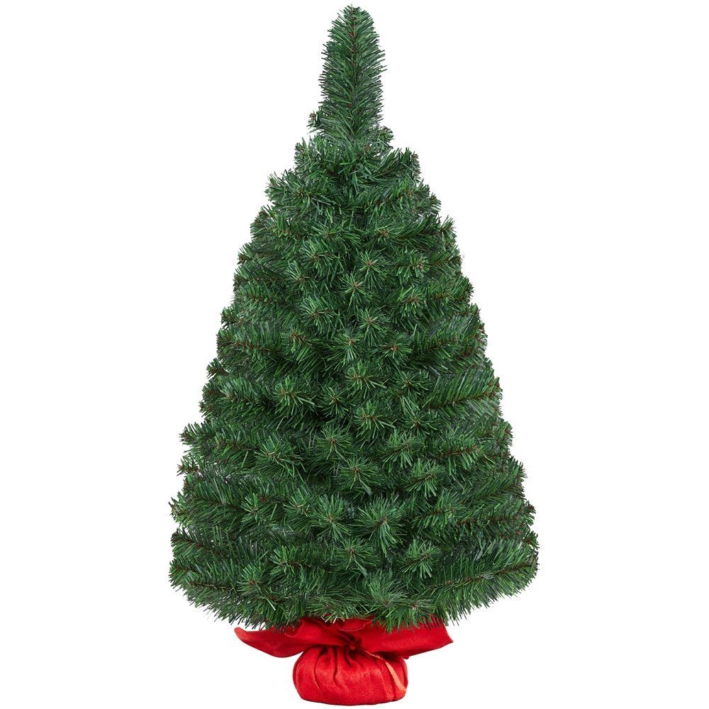 Yaheetech Weihnachtsbaum 183 Cm Mit Schnee - 920 Spitzen & 64 Kiefernzapfen