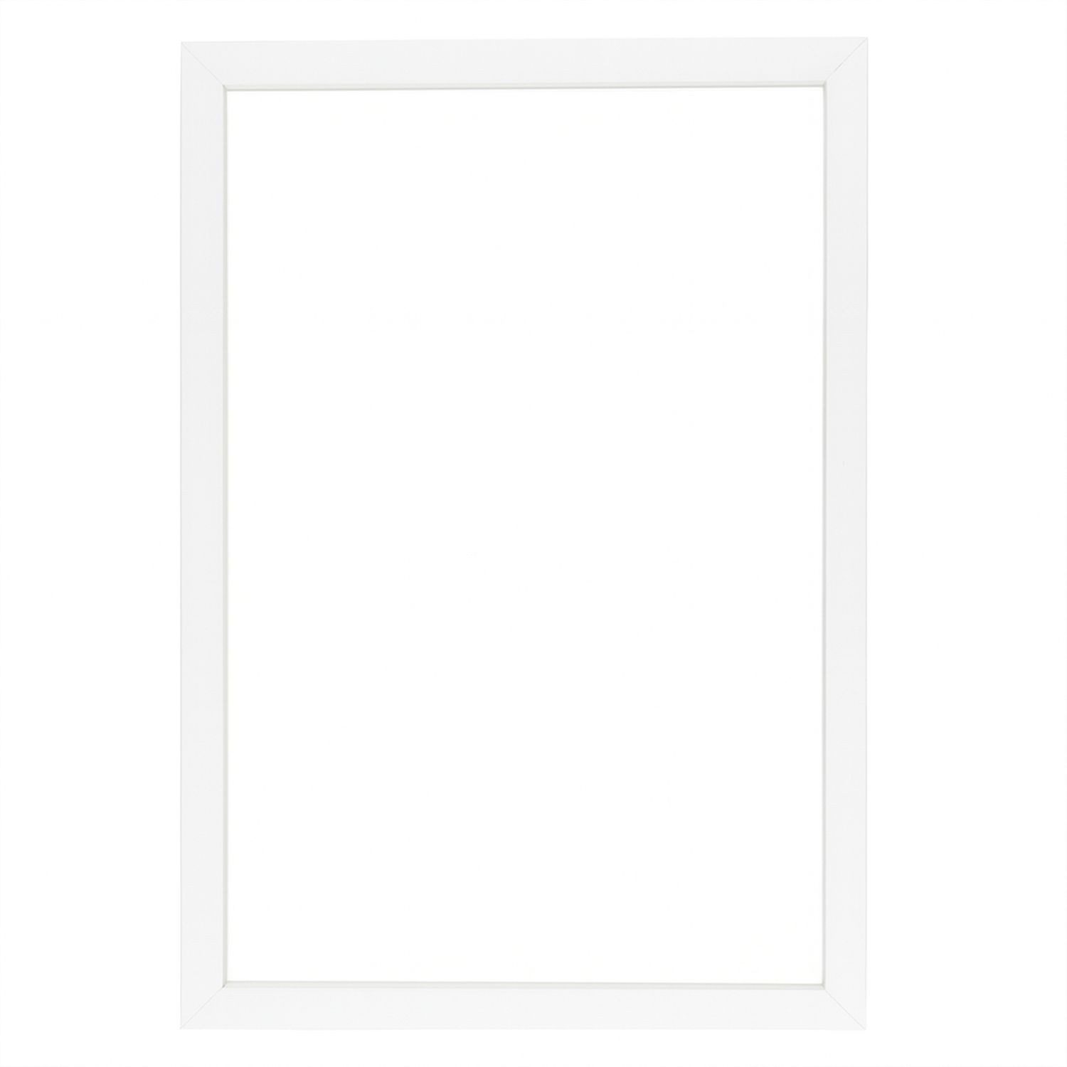 Licht-Erlebnisse Bilderrahmen-Set BILDERRAHMEN, (1 St), DIN A3 10er Set 45 x 32,5 cm bruchsicher Holz Kunststoff Weiß