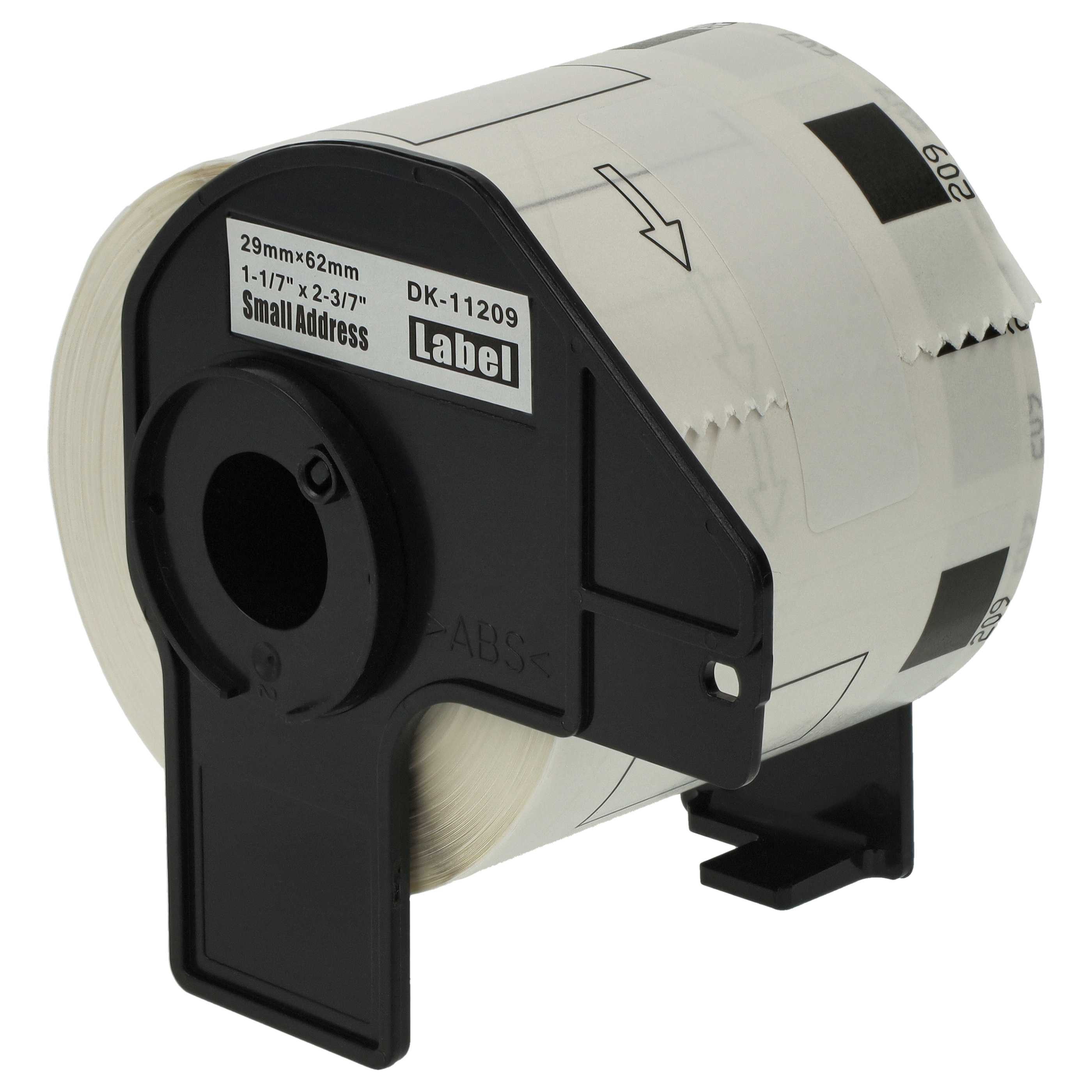 vhbw Etikettenpapier Ersatz für Brother DK-11209 für Etikettendrucker, Wetterfest