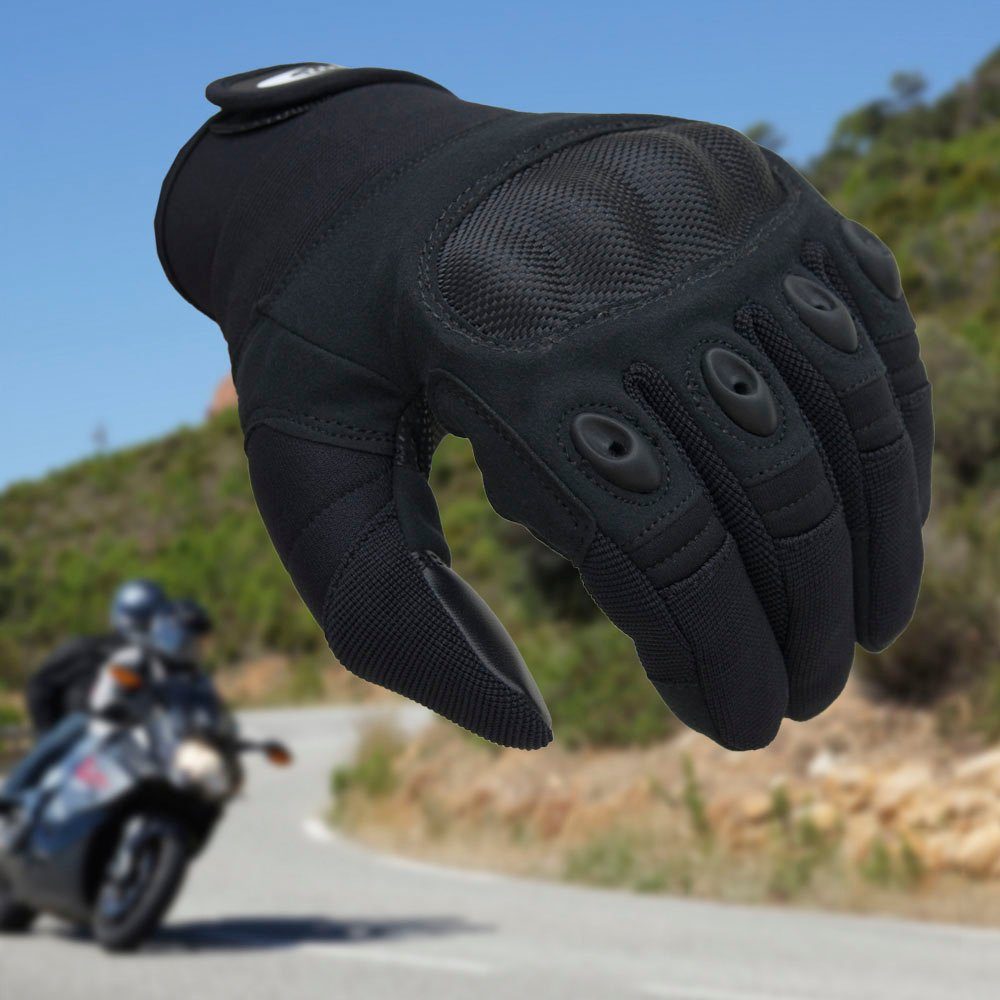 PROANTI Motorradhandschuhe Kurze Sommer Rollerhandschuhe Motocross