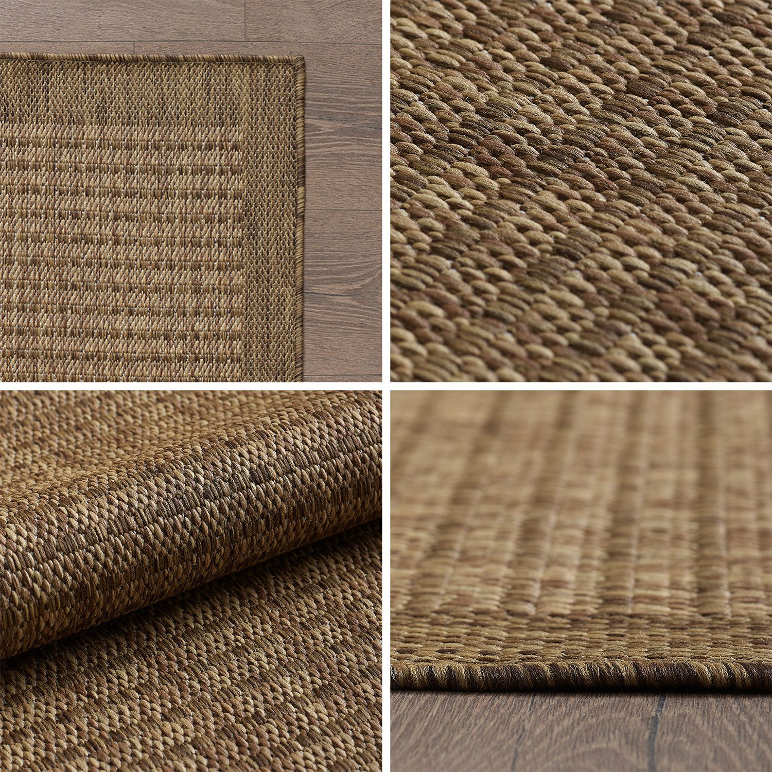 Carpettex Outdoorteppich Unicolor, Rechteck, Höhe: 3 mm, Teppich Wetterfest günstig online kaufen