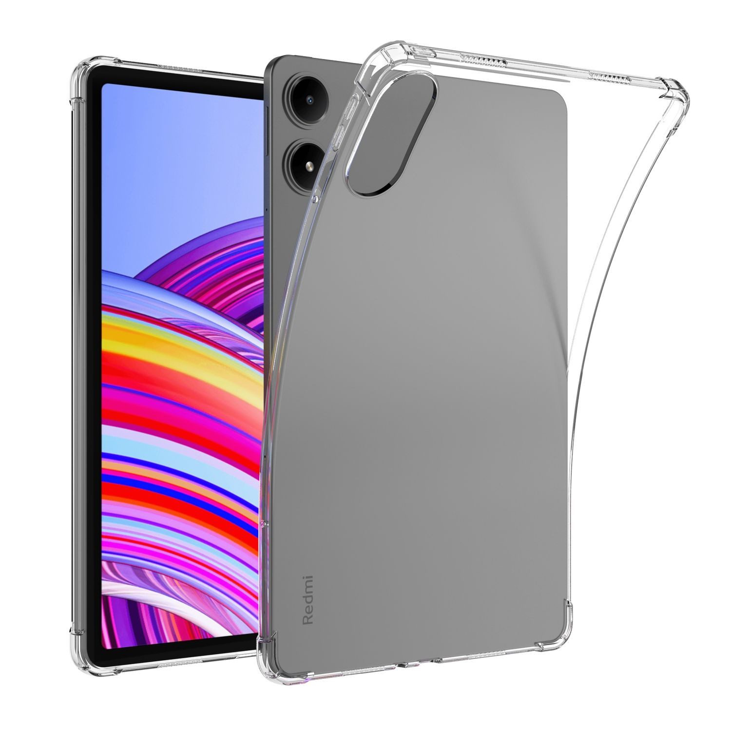 Cadorabo Tablet-Hülle Xiaomi Poco Pad, Tablet Hülle TPU Silikon Schutzhülle Slim Transparent Case Cover