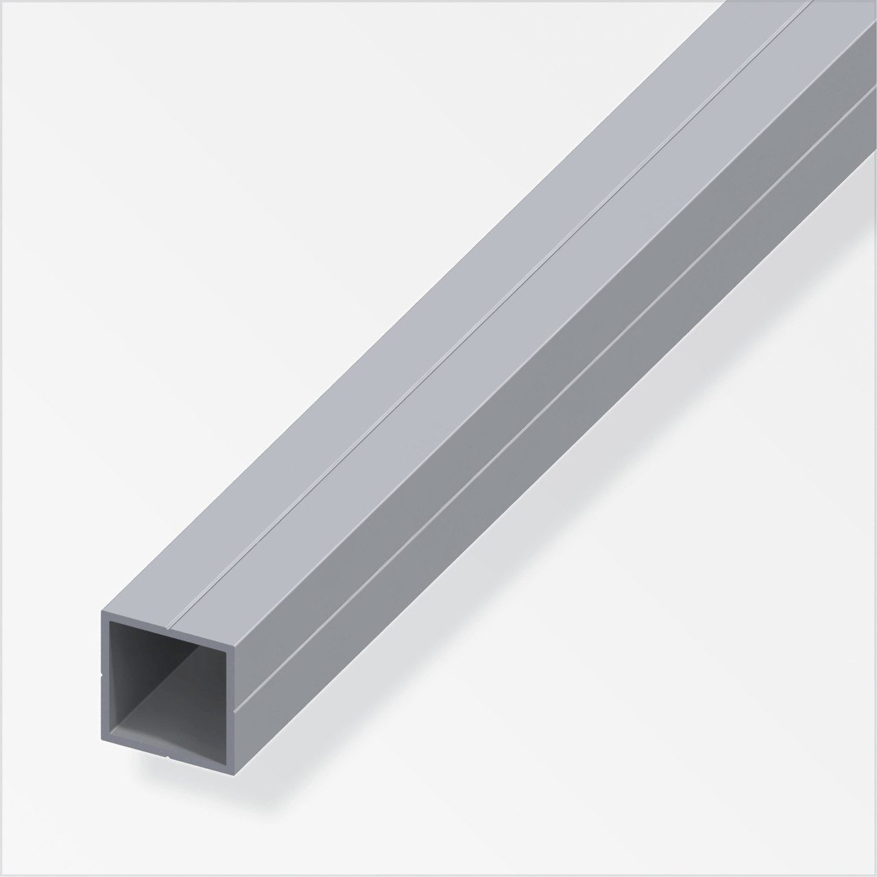 alfer Profil alfer Quadratrohr 1 m, 23.5 x 1.5 mm, PVC