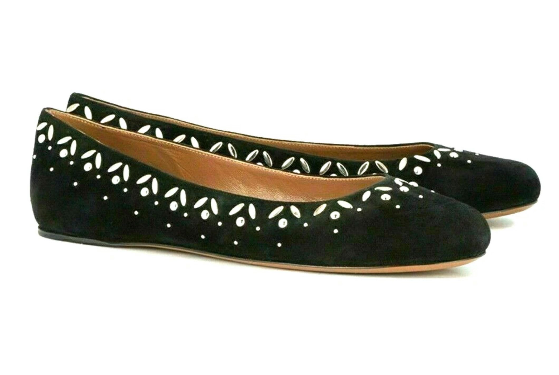 ALAÏA PARIS Laser Cut Sueder Ballerinas Flats Schuhe 38 Sneaker Ballerinas