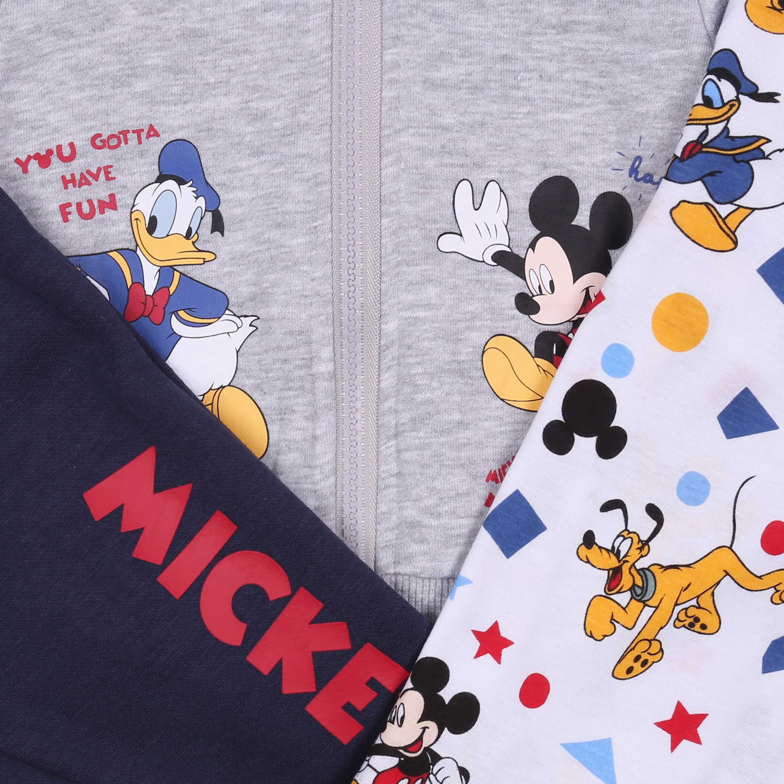 Disney Frühchenpaket Dunkelblau-graues Baby-Set Jogginganzug Mickey Maus DISNEY 2-3 Jahre