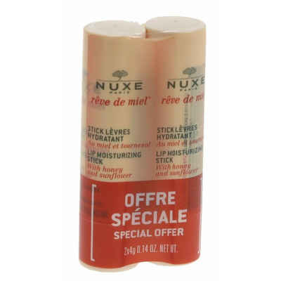 Nuxe Lippenpflegemittel Rêve De Miel Lip Moisturising Stick Duo Geschenkset 2 x 4g