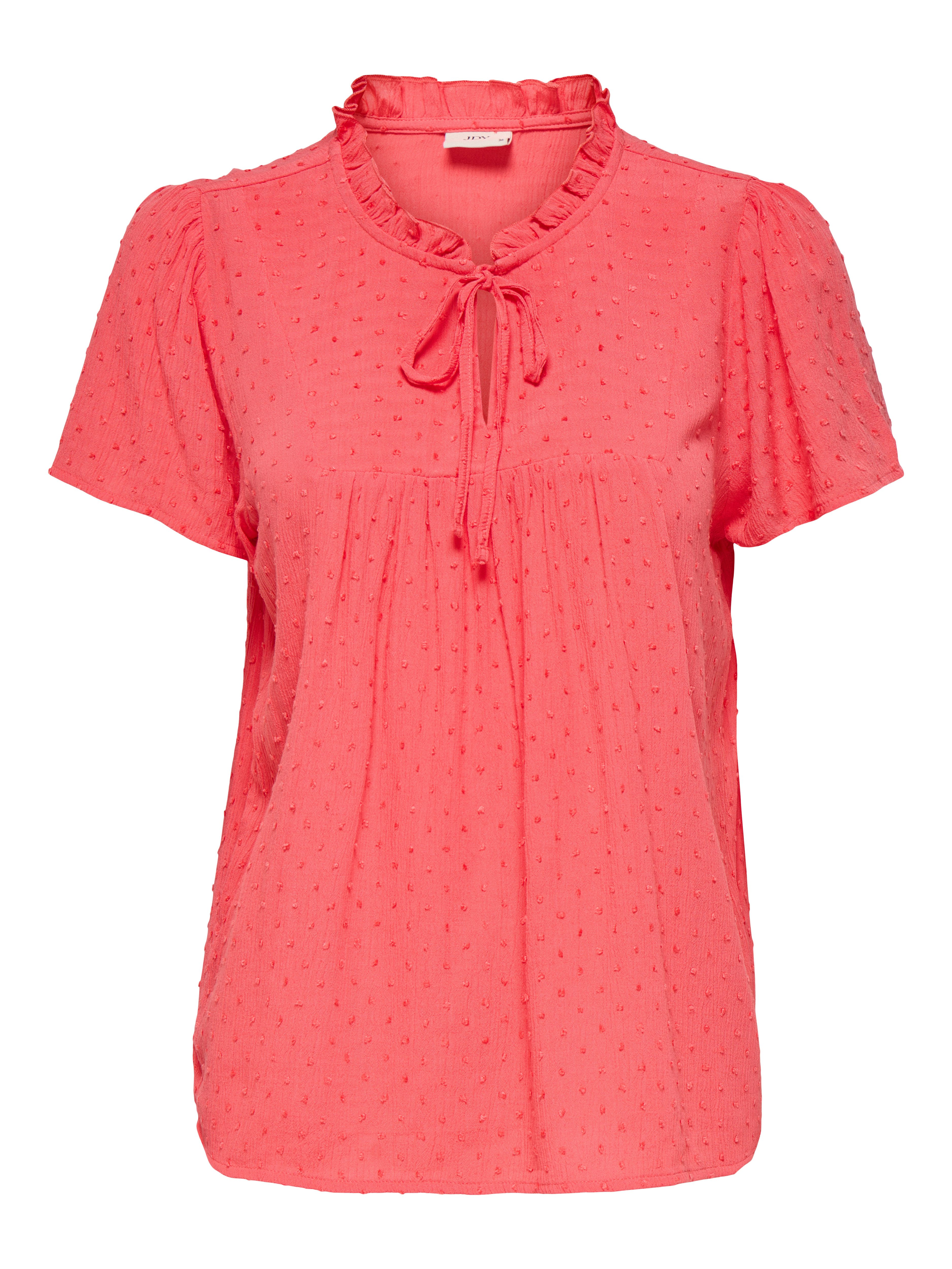Kurzarmbluse JDYLIMA LIFE S/S TOP WVN NOOS