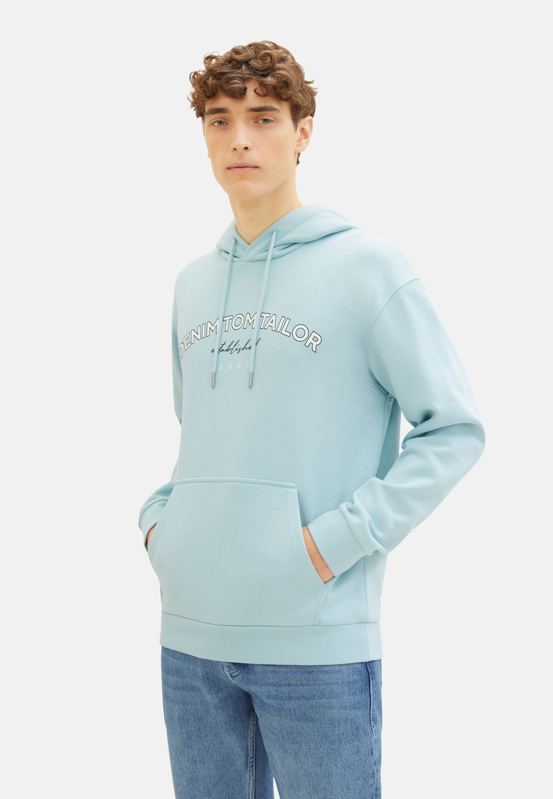 TOM TAILOR Hoodie Hoodie Kapuzensweatshirt (1-tlg) günstig online kaufen