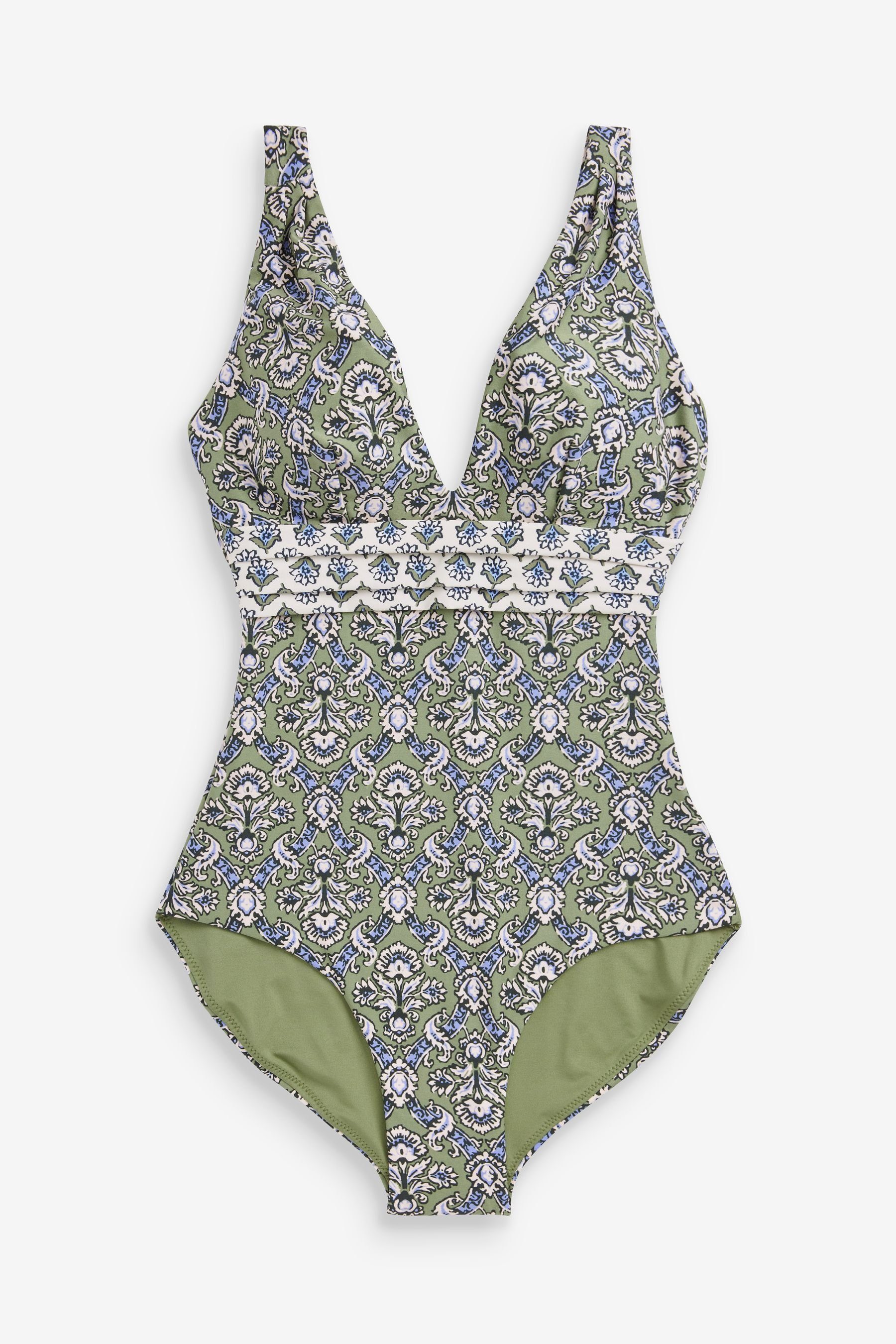 NEXT Badeanzug Mit Rüschen - Schicke Schulterdetails Für Den Strand