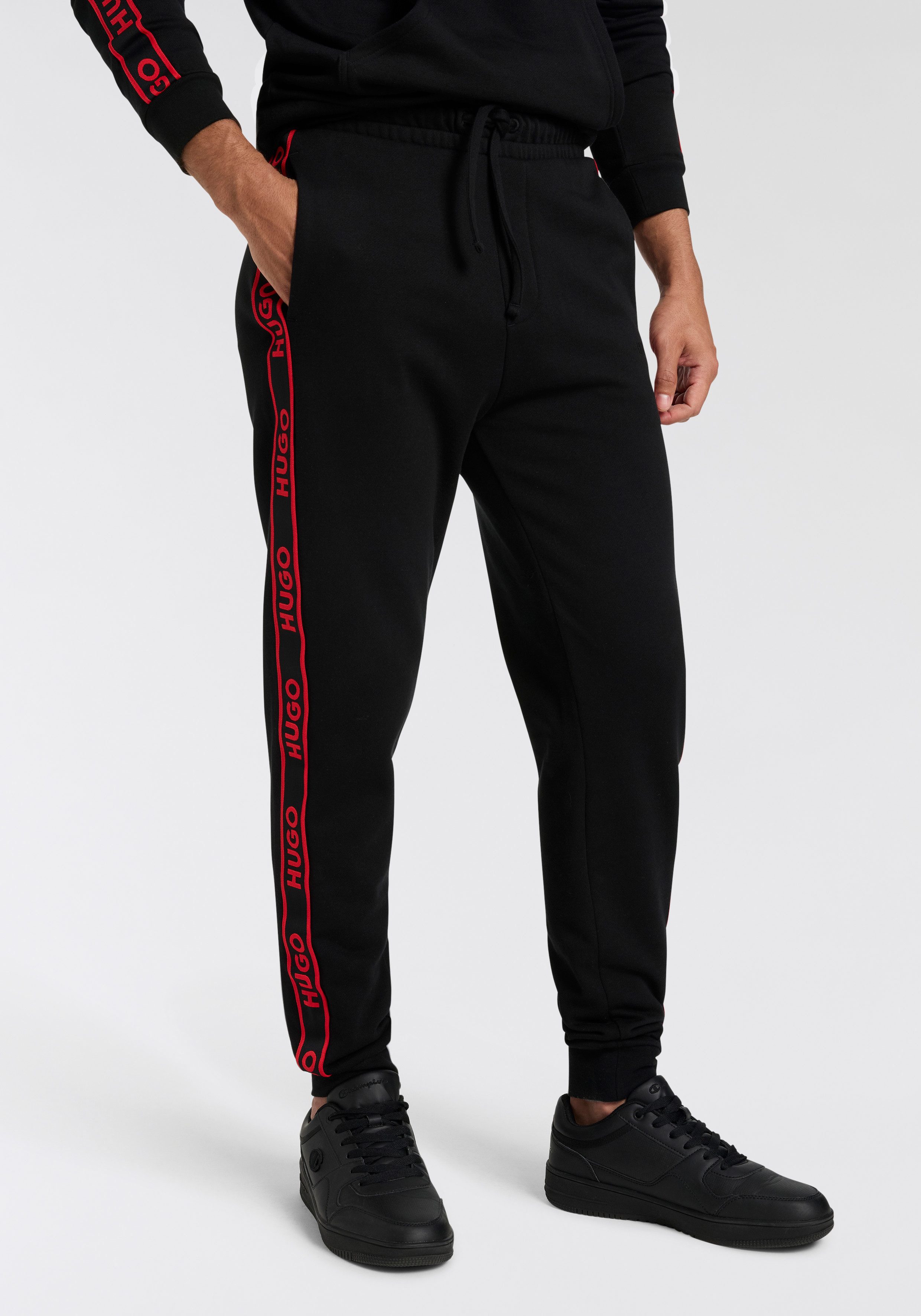 HUGO Sweathose LIAM regular fit, Logoschriftzug günstig online kaufen