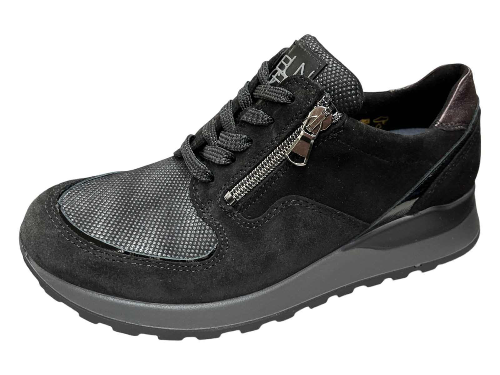 Waldläufer Waldläufer Damen Sneaker HIROKO 364H15-400-492 schwarz merlot Sneaker