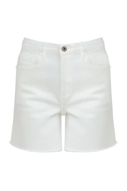 Hosen - Finn Flare Shorts mit Used Waschung › weiß  - Onlineshop OTTO