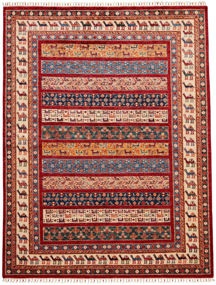 Orientteppich Arijana Shaal 180x235 Handgeknüpfter Orientteppich, Nain Trading, rechteckig, Höhe: 5 mm