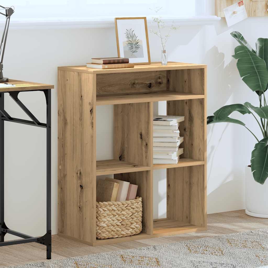 vidaXL Bücherregal Bücherregal Artisan-Eiche 66x31x80 cm günstig online kaufen