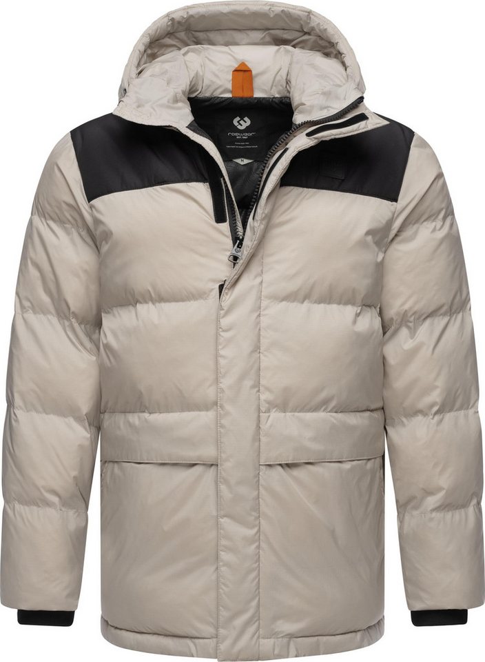 Ragwear Steppjacke Mikkesh Sportliche Herren Winterjacke mit Kapuze