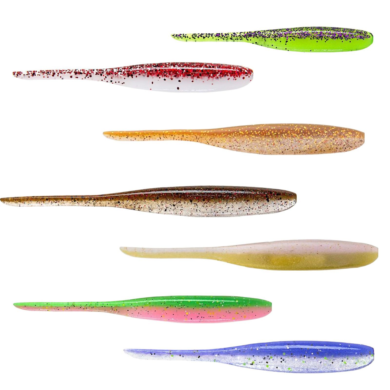 Gambler Lures Kunstköder, Keitech - BA Edition - Shad Impact 5,8cm Vio Greenie 12Stk. Gummifisch